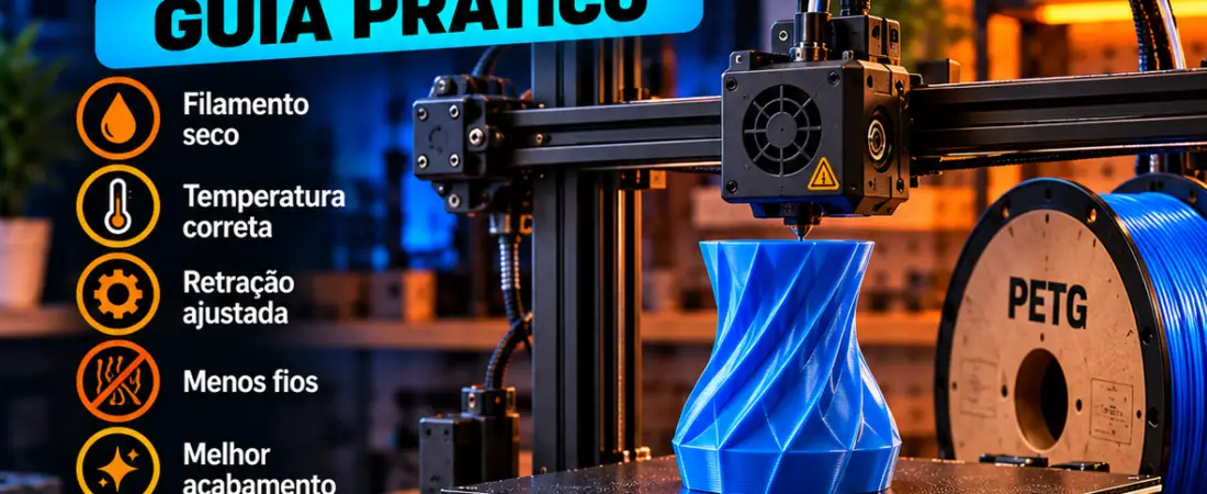 Como imprimir PETG sem stringing