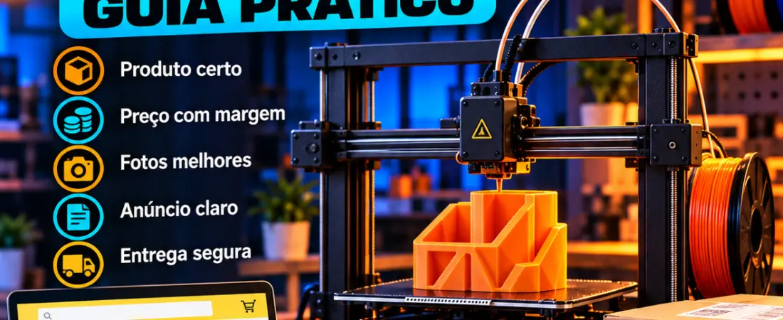 Como vender peças impressas em 3D no Mercado Livre