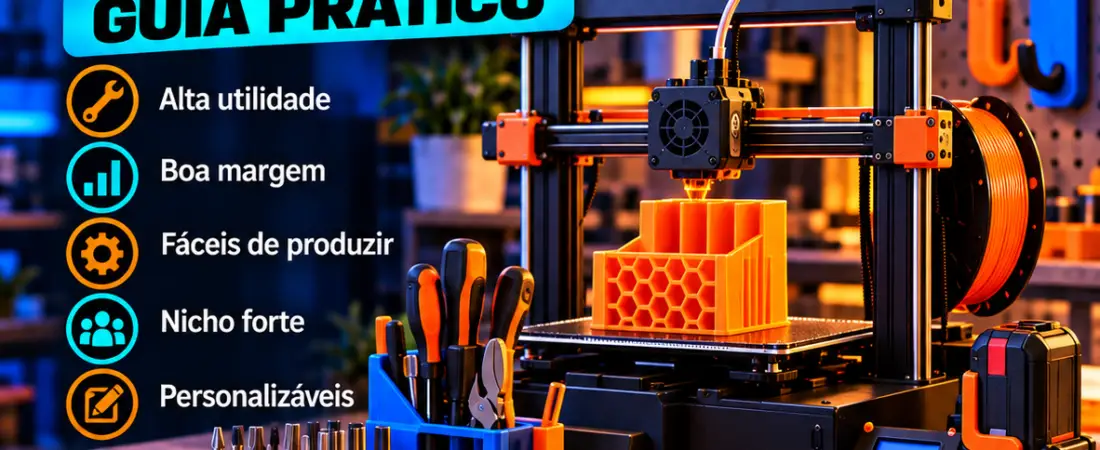 Produtos 3D para oficina que podem vender bem