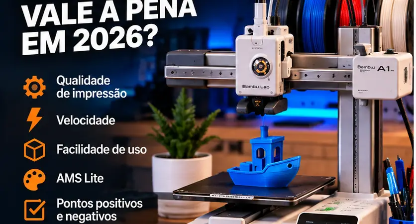 Bambu Lab A1 Mini vale a pena em 2026?