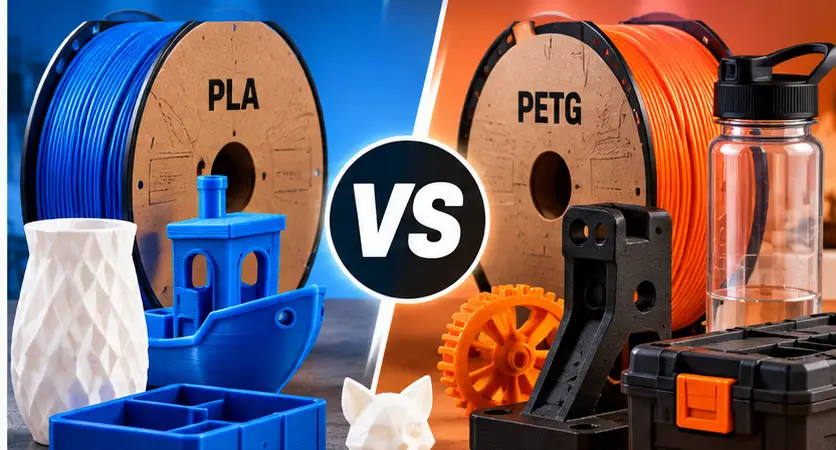 PLA x PETG: qual filamento usar em cada projeto?